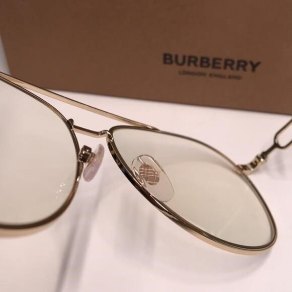 New Authentic Burberry BE3128 1808 Gold Eyeglasses - Picture 8 of 11